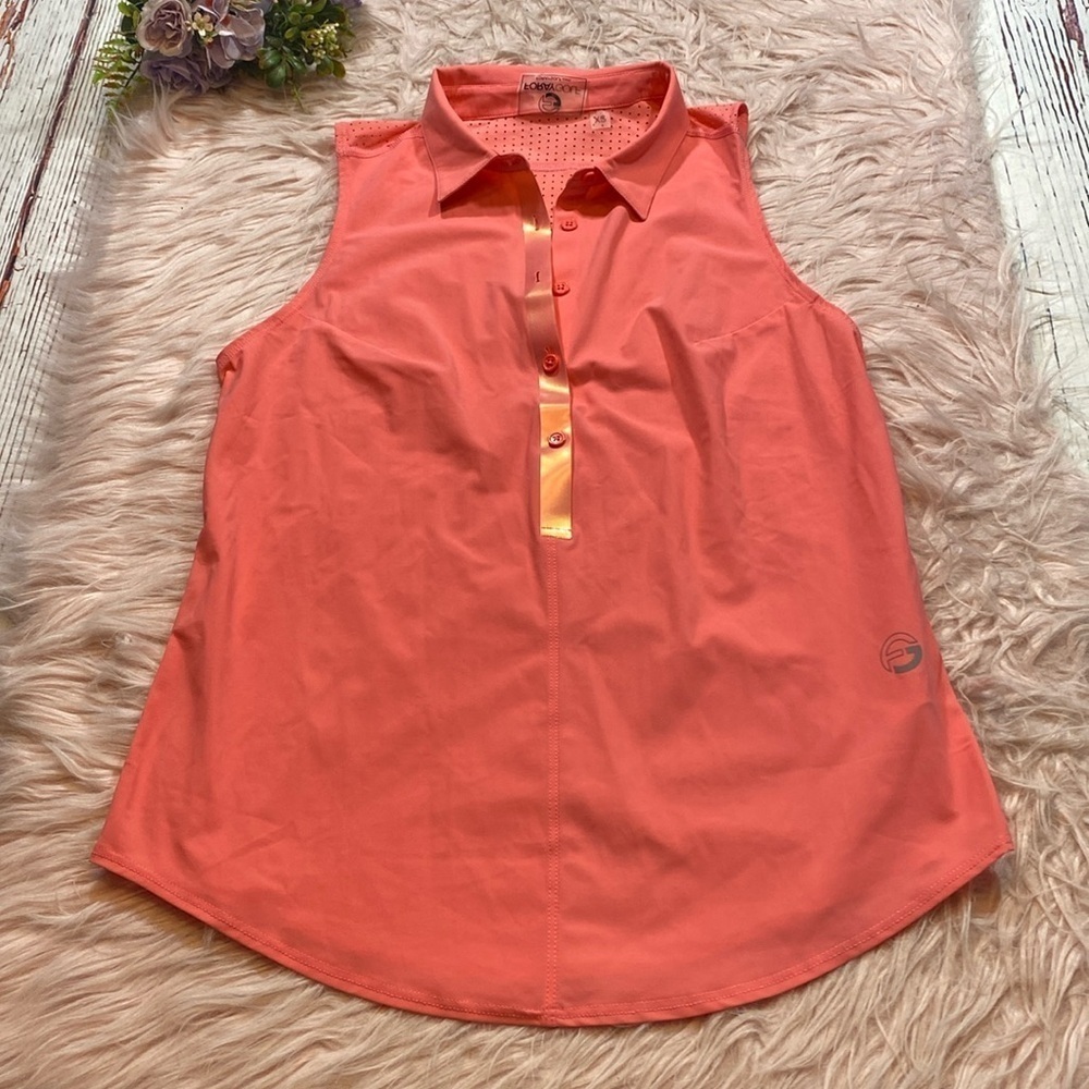 FORAY GOLF Core Coal Sleeveless Tank sz XS